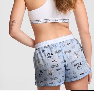 🔥VS Pink silky sleep shorts pajamas lounge shorts sz L NWT